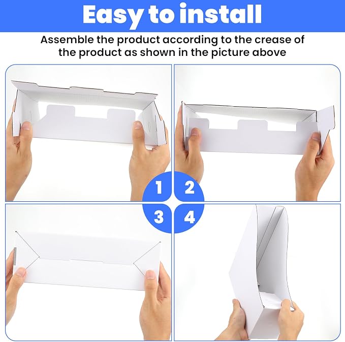 25 Pcs Cardboard Magazine File Holders Magazine Book Bin Box - Image 3