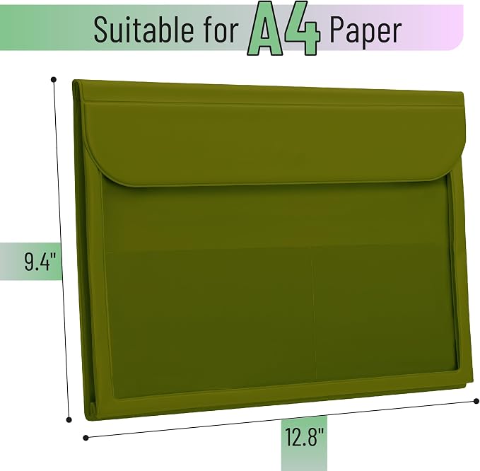 Mr. Pen- Green Letter Size File Folders, Document Folders - Image 2