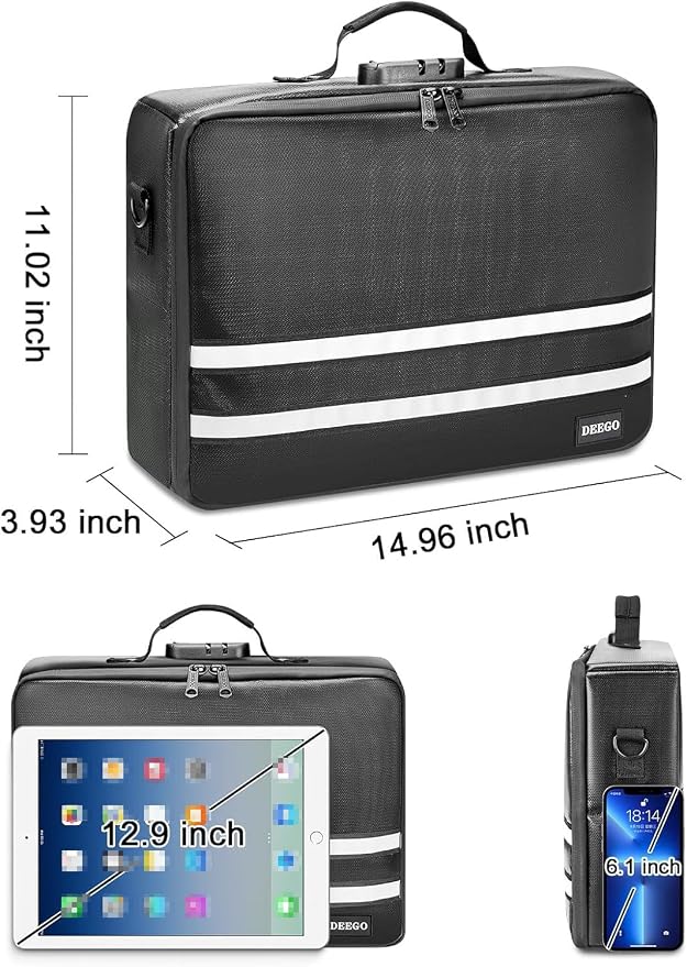 DEEGO Fireproof Document Organizer - Image 5