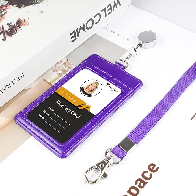 Teskyer Leather Badge Holder - Image 7