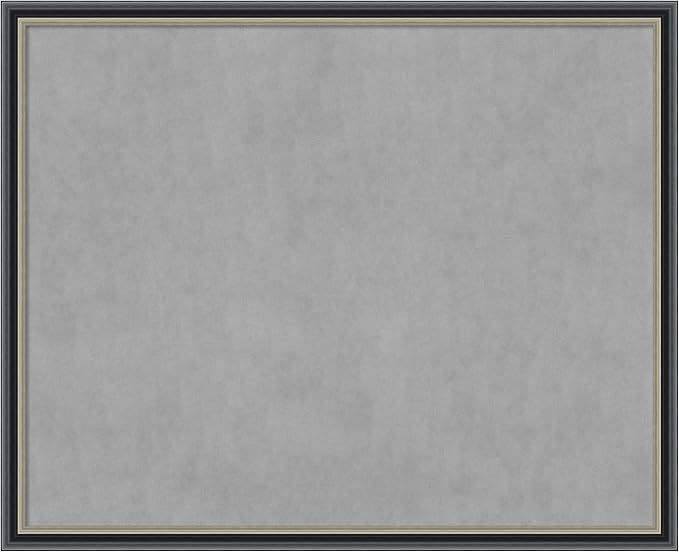 Amanti Art Black Framed Magnetic Board 35x43 X-Large Vision Board by AmantiArt