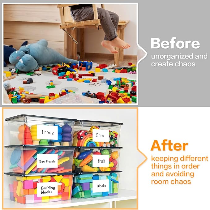 160 Pcs Removable Labels for Storage Bins - Image 4