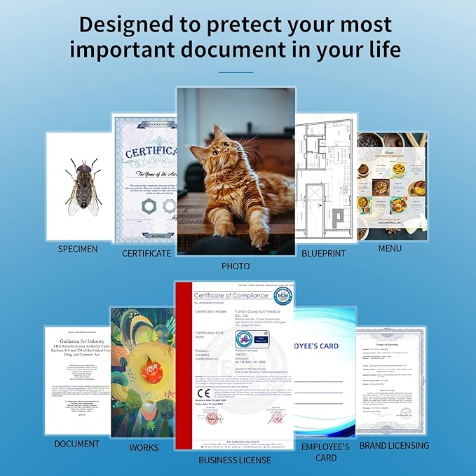 Uinkit 5 Mil 100 Pack Legal Thermal Laminating Pouches, 9X14.5-Inches Laminating Sheets, Extra Protection for Clear Glossy Laminator Pockets-DeskLoop Office