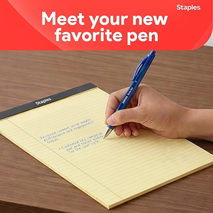 STAPLES Retractable Gel Pens, Medium Point 0.7mm, 12 Pack – Sonix - Image 7