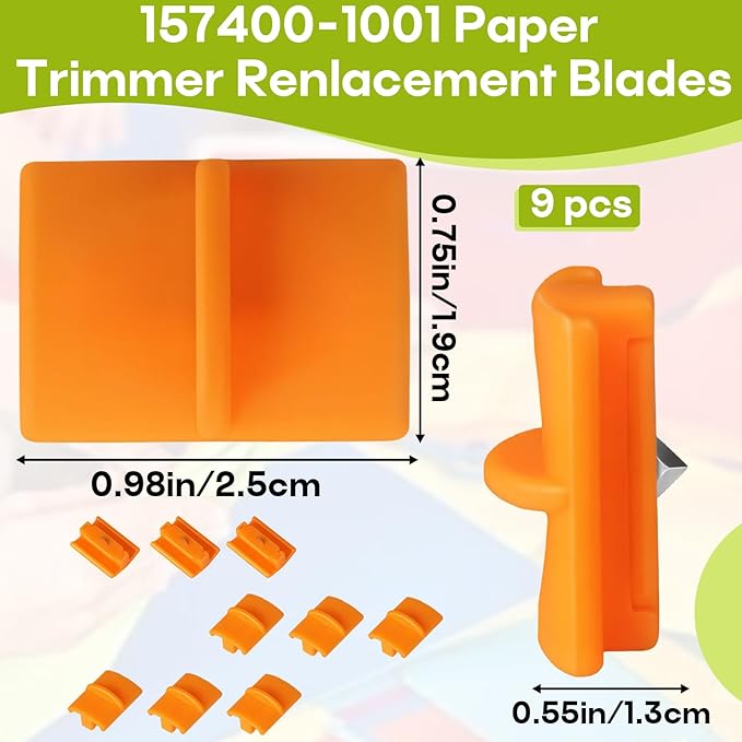 9-Pack 157400-1001 Titanium TripleTrack Blades Replacement - Image 2