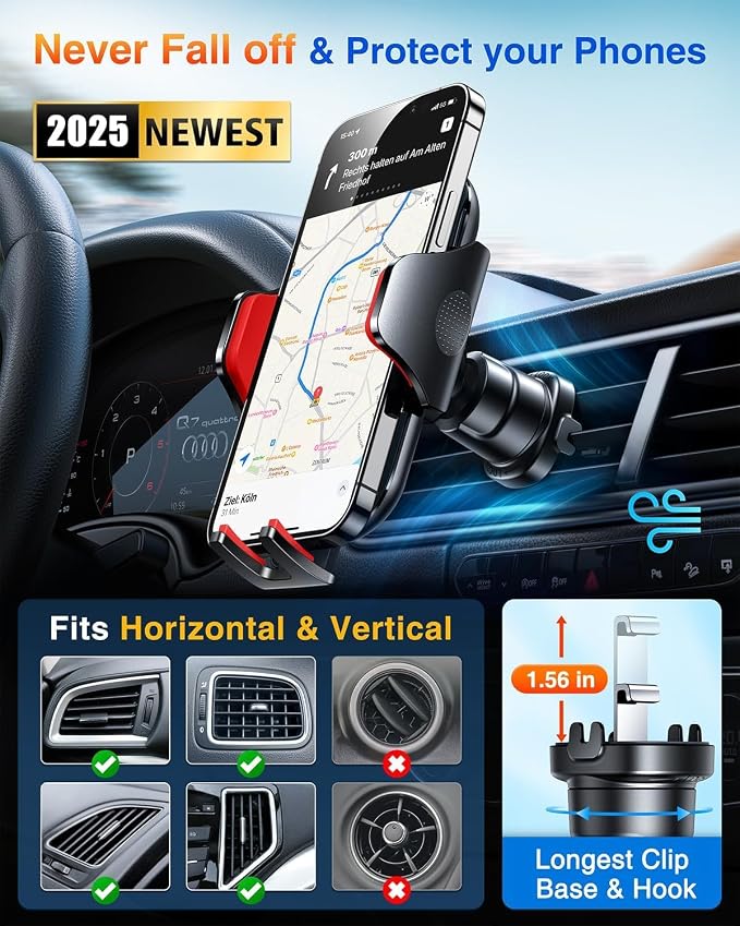 VANMASS Phone Holders for Your Car 2026 Ultimate Phone Mount Military-Grade - Image 5