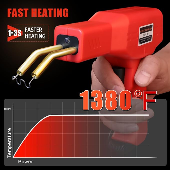 ATOLS Upgraded Plastic Welder, Pure Copper Transformer, Rapid Heating, Plastic - Image 5