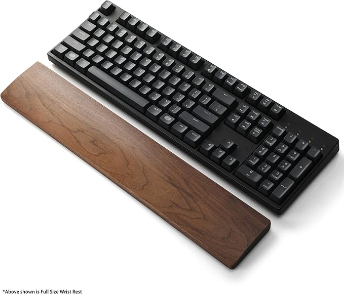 Faluber Wooden Wrist Rest, 17.3-inch Length and 20mm Thickness - Image 3