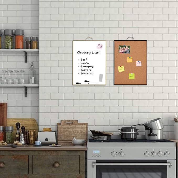 Small Whiteboard Cork-Board Combo - Image 6