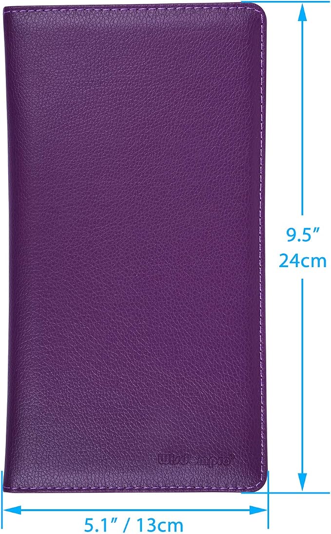 Wisdompro Car Document Holder Organiser, PU Leather Vehicle Insurance and - Image 5