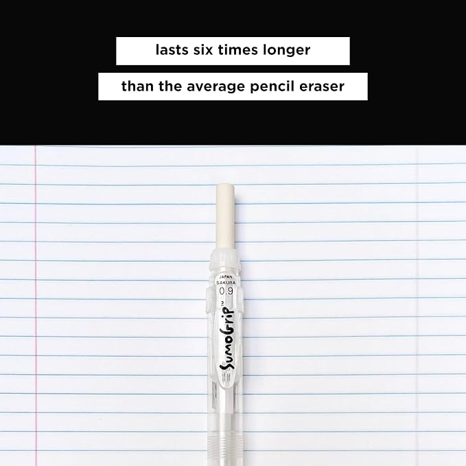 SAKURA SumoGrip Mechanical Pencil Eraser Refill - Image 4