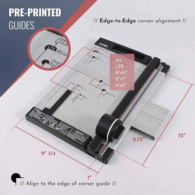CARL Professional Rotary Paper Cutter - Image 8