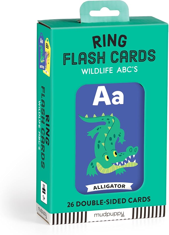 Mudpuppy Wildlife ABCs Ring Flash Cards by Mudpuppy