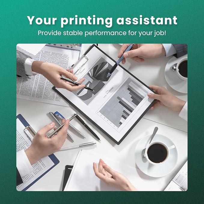 GREENBOX 64XL Ink Cartridges Combo Pack Replacement for HP 64XL 64 Ink Cartridge Black/Color for Envy Photo 7155 7855 6255 7120 6252 6220 6230 6258 7158 7130 7132 7164 7858 7800 6222 Printer, 2 Pack-DeskLoop Office