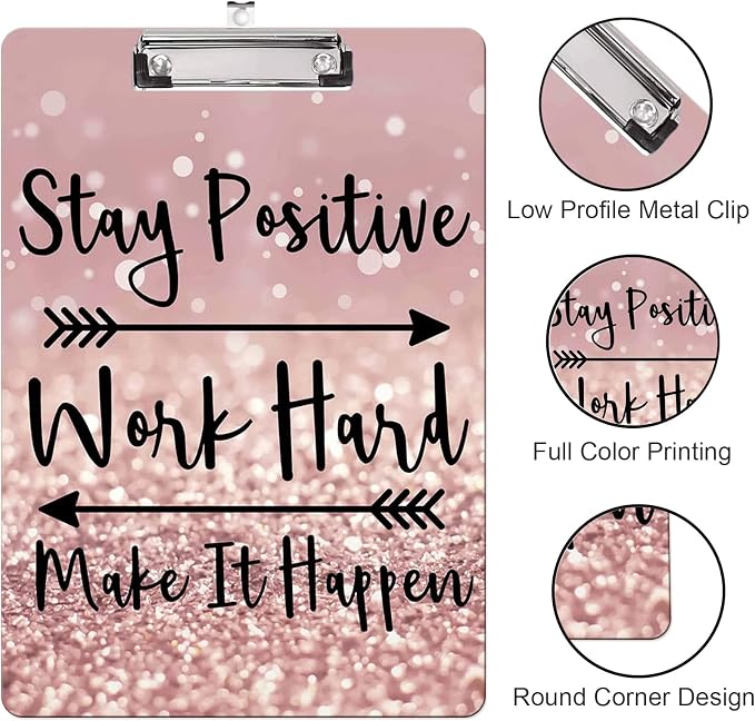 Fashion Clipboard, A4 Letter Size Wooden Decorative Clipboards - Image 4