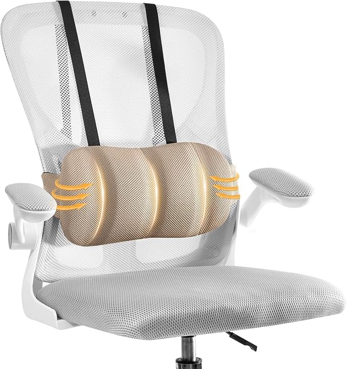 Lumbar Support Pillow for Car, Back Support for Car Seat Cushion, Adjustable by Unknown