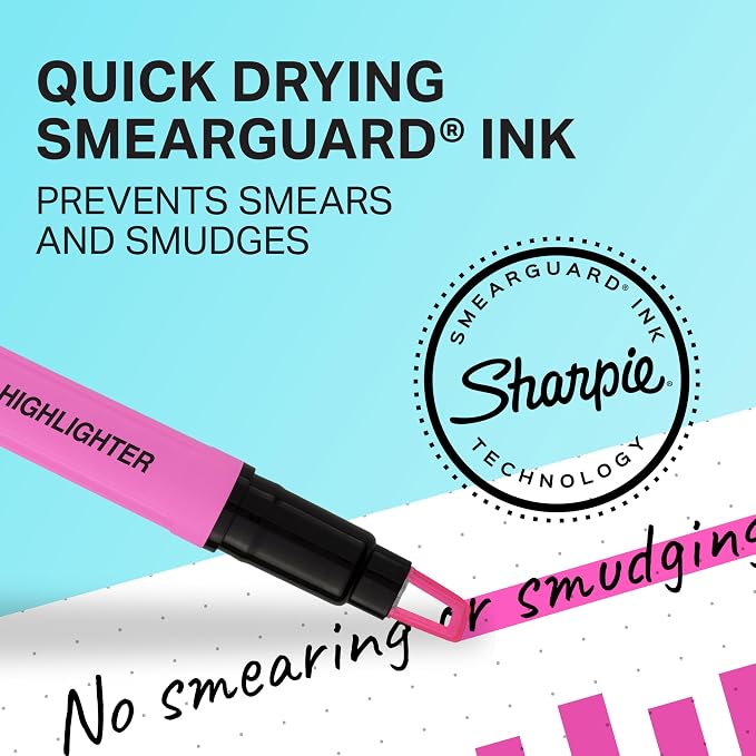 Sharpie Clear View Highlighter Sticks, Chisel Tip Highlighter Market Set - Image 3