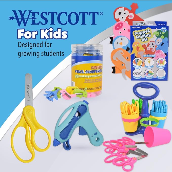 Westcott 5-Inch Pointed Safety Scissors - Image 5
