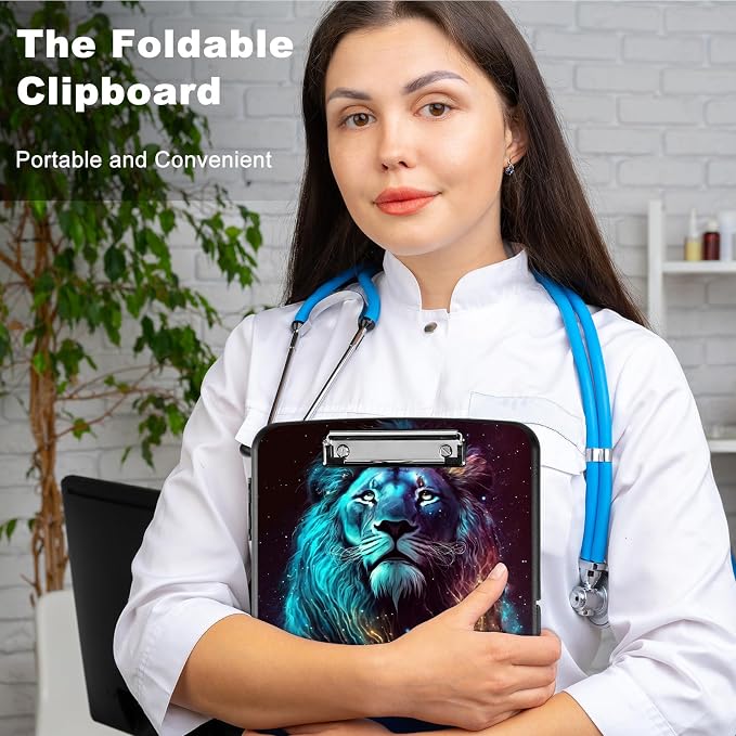 Clipboard with Storage, Heavy Duty Plastic Storage Clipboard with Low Profile - Image 5