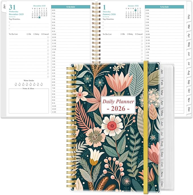 2026-2027 Daily & Monthly Planner by Heveboik