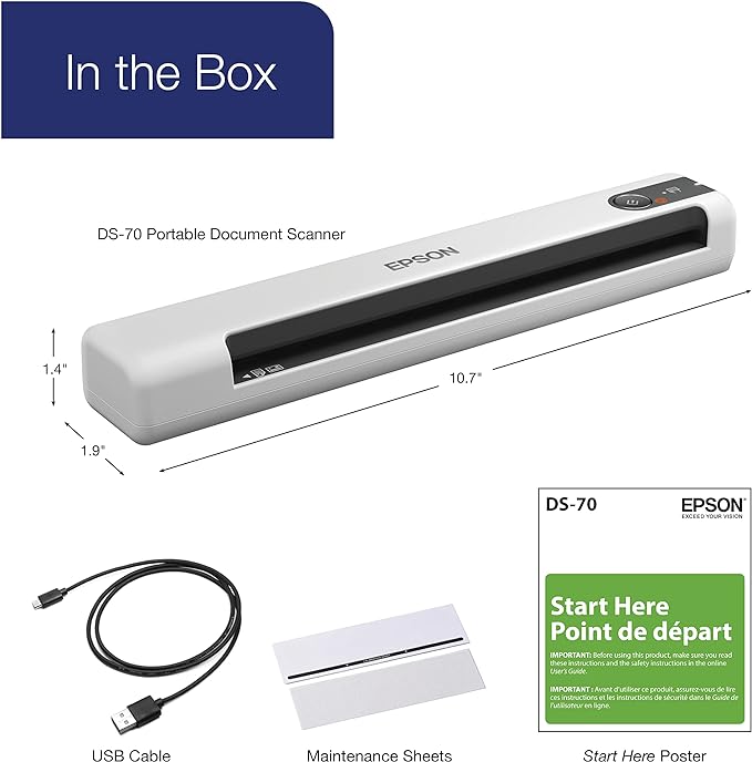 Epson DS-70 Document Scanner-DeskLoop Office
