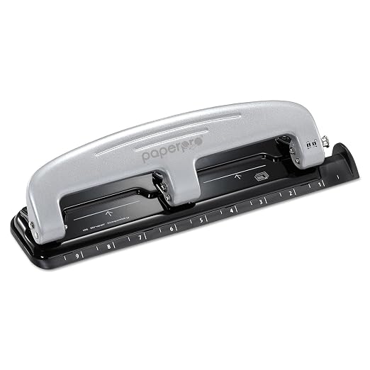 Bostitch Office inPRESS 12 Reduced Effort Three-Hole Punch - Image 5