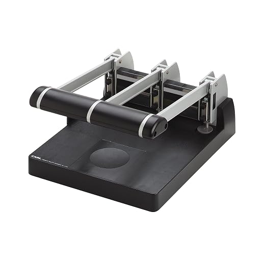 CARL, Heavy Duty 3-Hole Punch – 150 Sheet Capacity, Precision Alignment - Image 2