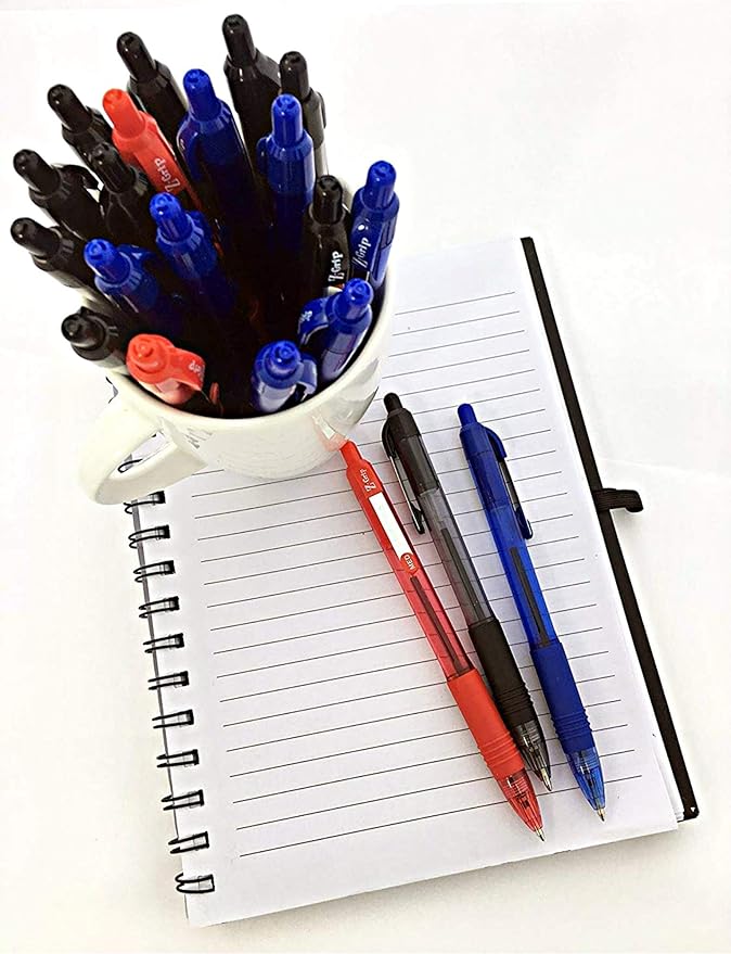 Zebra Pen Z-Grip Retractable Ballpoint Pen, Medium Point 1.0mm, 12 Black & 12 - Image 6