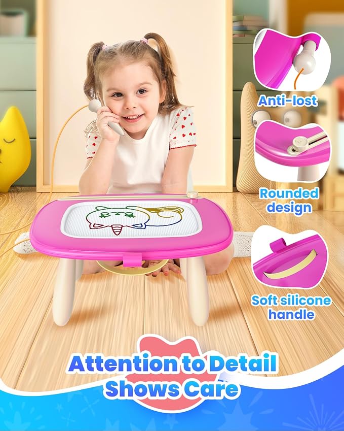 Seimome Magnetic Drawing Board, Toddler Girl Toy - Image 5