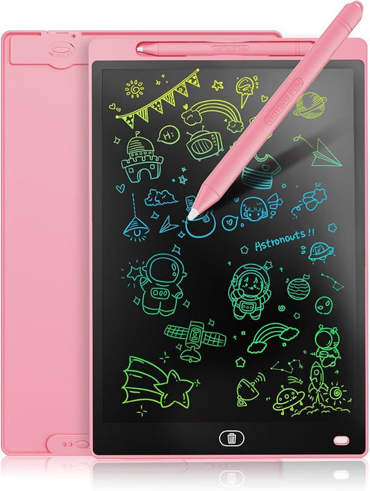 Genialba LCD Writing Board 8.5 Inches, Colourful Electronic Tablet, Portable by Genialba