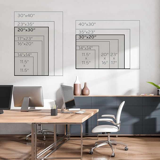 U Brands Magnetic Dry Erase Calendar White Board, Includes Magnets - Image 8