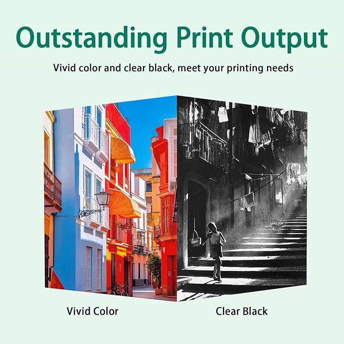 902XL Ink Cartridges Use for HP Printers OfficeJet Pro 6950, 6960 Series OfficeJet Pro 6960, 6970 Series T0A39AN 4-Pack (902XLBK 902CMY)-DeskLoop Office