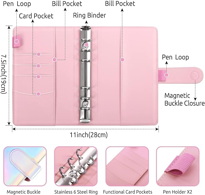 SKYDUE Budget Binder, Money Saving Binder - Image 4