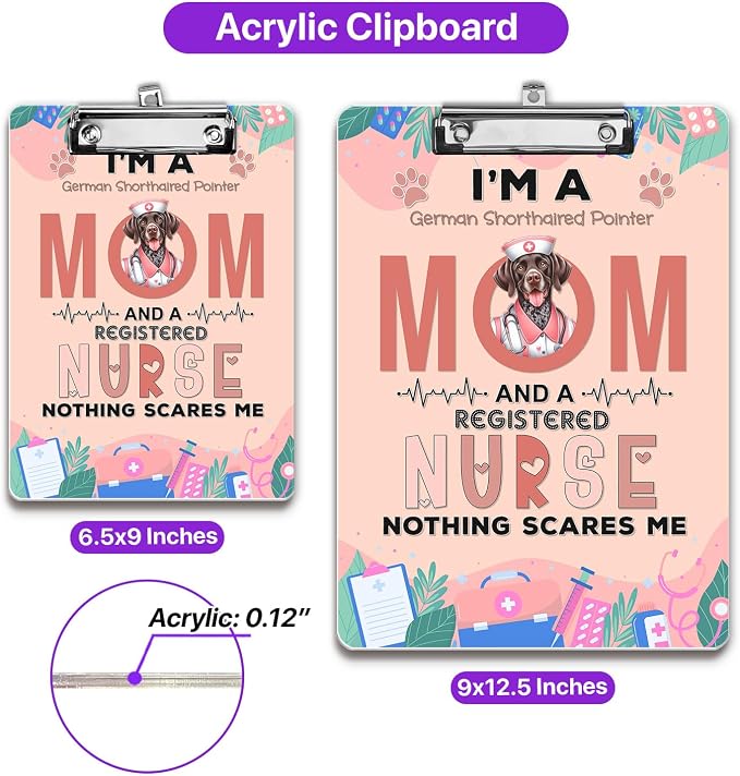 I'm a German Shorthaired Pointer Mom and a Registered Nurse Nothing Scares Me - Image 5