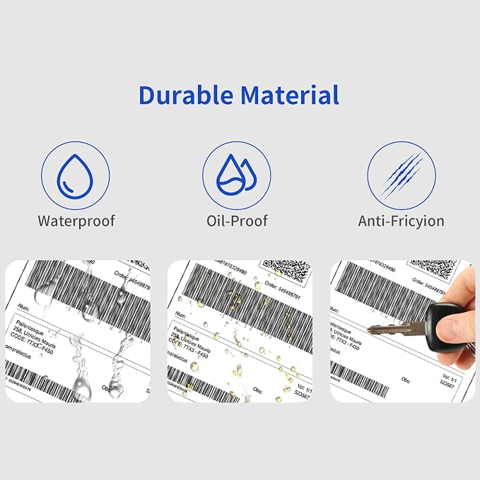 4" x 6" Fanfold Direct Thermal Labels, 1000 Per Stack, Elton Printers - Image 4