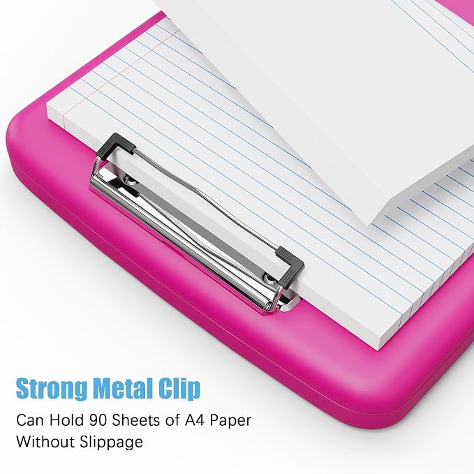 Hongri Clipboard with Storage with Pen Holder, Folder Nursing Clip Board 8.5 x - Image 5
