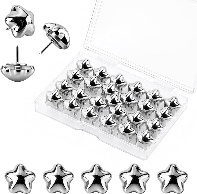 25 Pcs Decorative Thumb Tacks, Cute Decorative Push Pins by Unknown