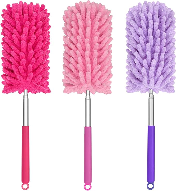 Mini Duster for Cleaning, 360° Bendable Hand Dusters by TIMIVO