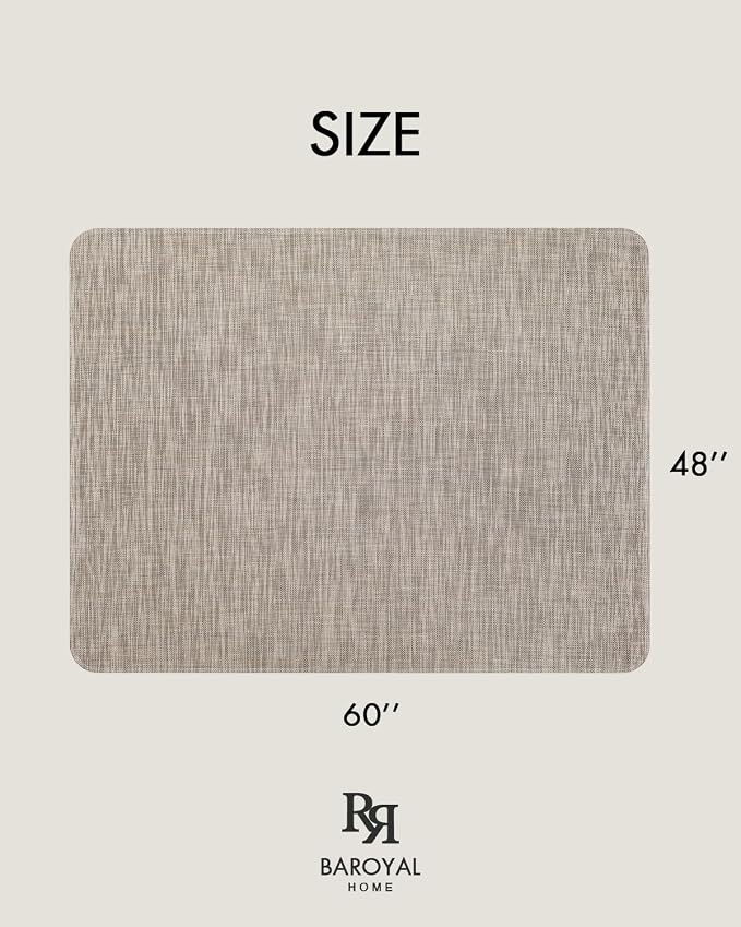 BARoyal Office Chair Mat for Hardwood Floor Under Desk Computer Rolling Chair - Image 6