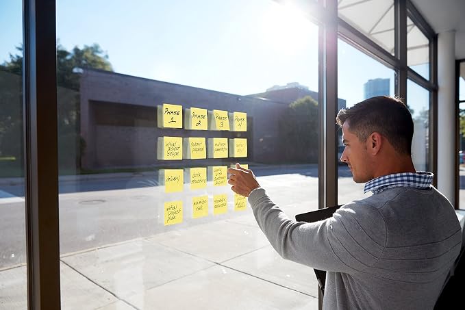 Post-it Super Sticky Notes, 12 Sticky Note Pads, 3 x 3 in., School Supplies - Image 10
