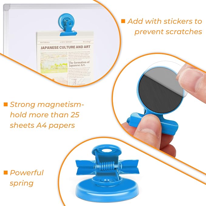 VNDUEEY 20 Pack Fridge Magnets Refrigerator Magnets, Strong Magnetic Clips - Image 5