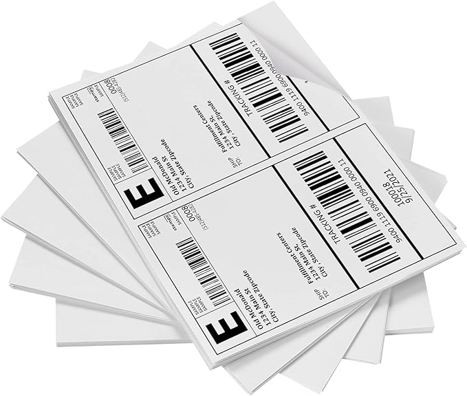 Pacific Mailer Half Sheet Shipping Labels by PacificMailer