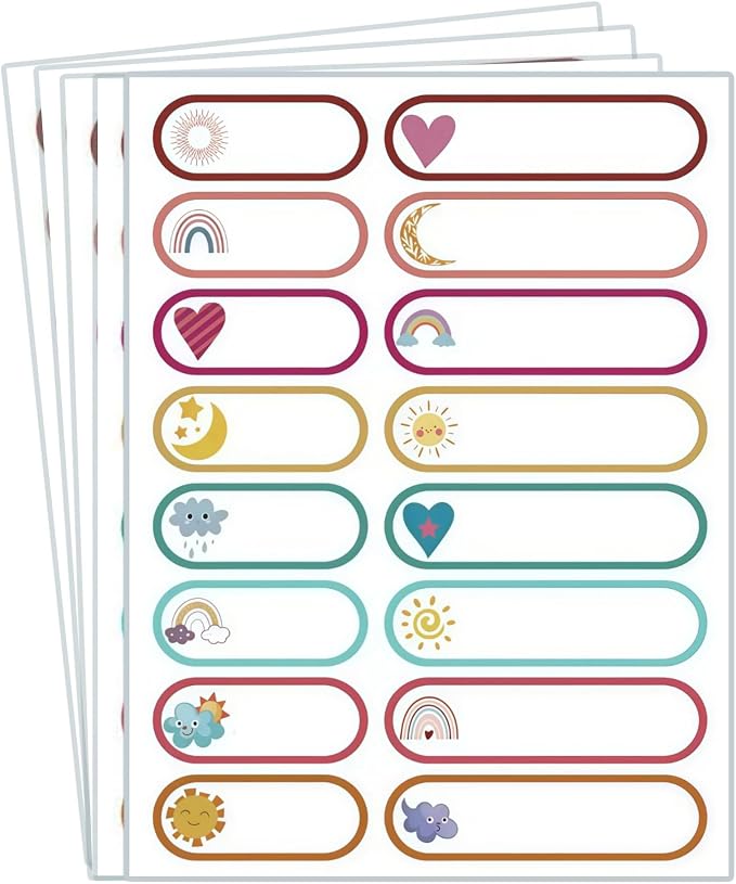 Waterproof Removable Labels Name Tags by Unknown