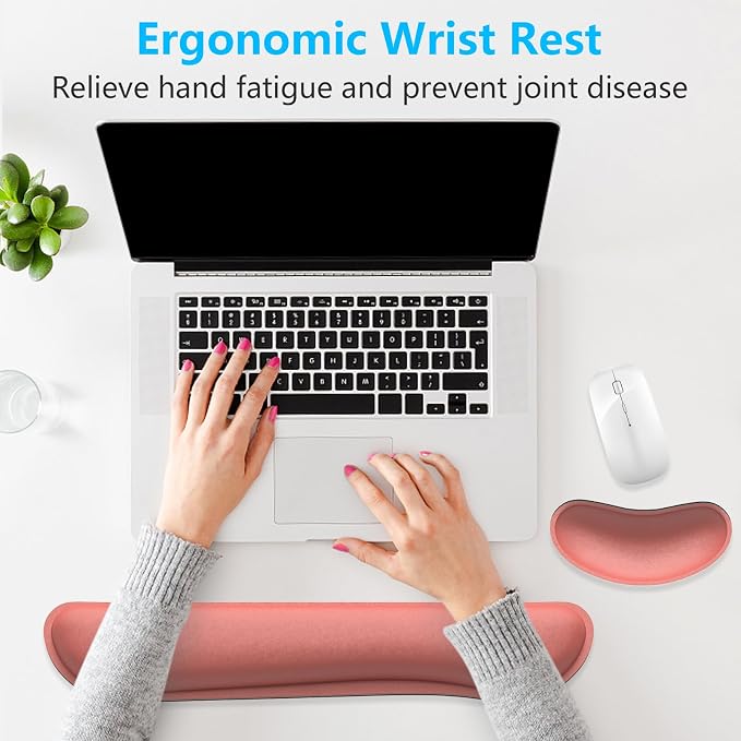 Dapesuom Enlarge Keyboard Wrist Rest, Memory Foam Wrist Cushion - Image 6