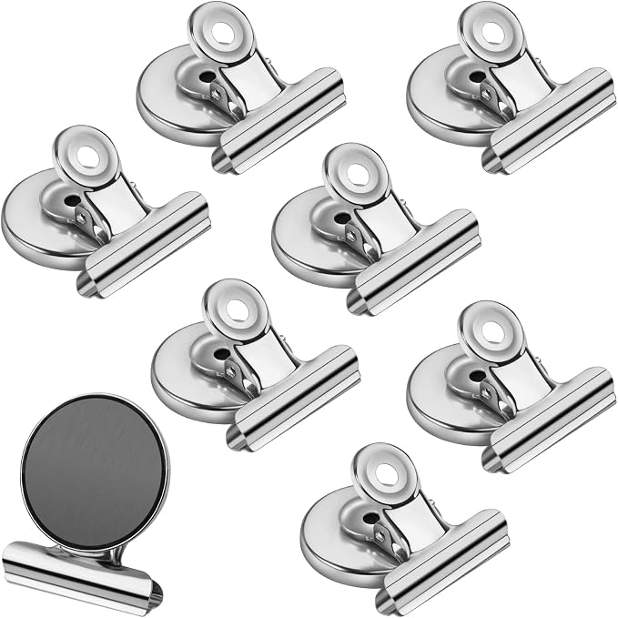 8 Pack Fridge Magnets Refrigerator Magnets Magnetic Clips Perfect by JTIEO