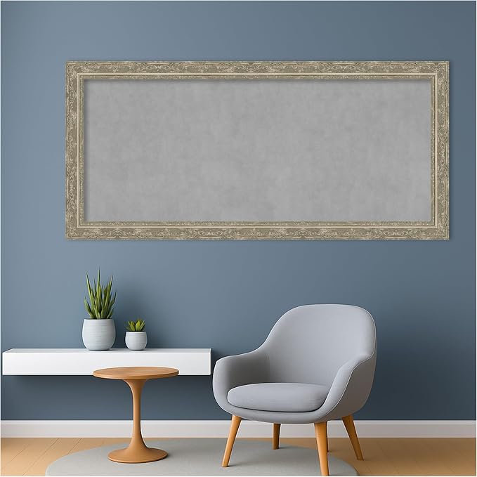 Amanti Art Silver Framed Magnetic Board 24x52 Oversize Vision Board - Image 5