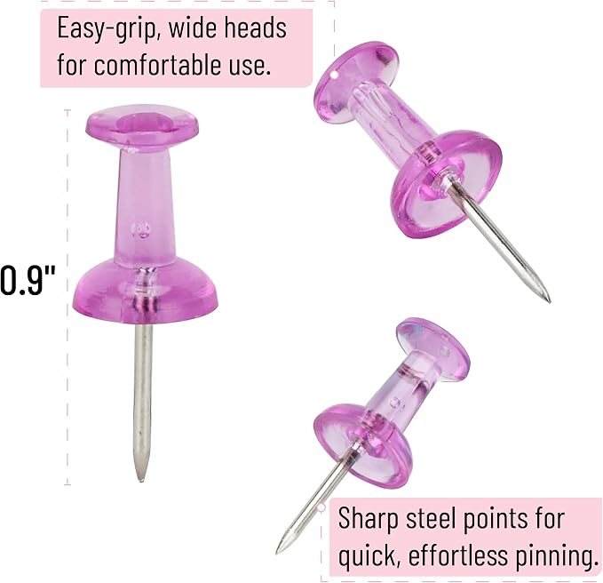 Mr. Pen- Push Pins for Bulletin Board, 220 Pack, Portable and Durable Wall - Image 4