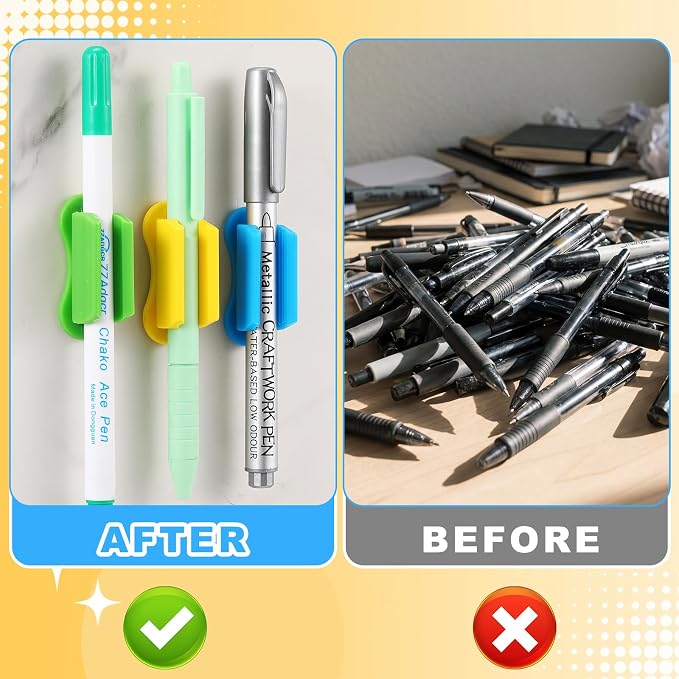 Sherr 48 Pack Adhesive Pencil Holders - Image 7