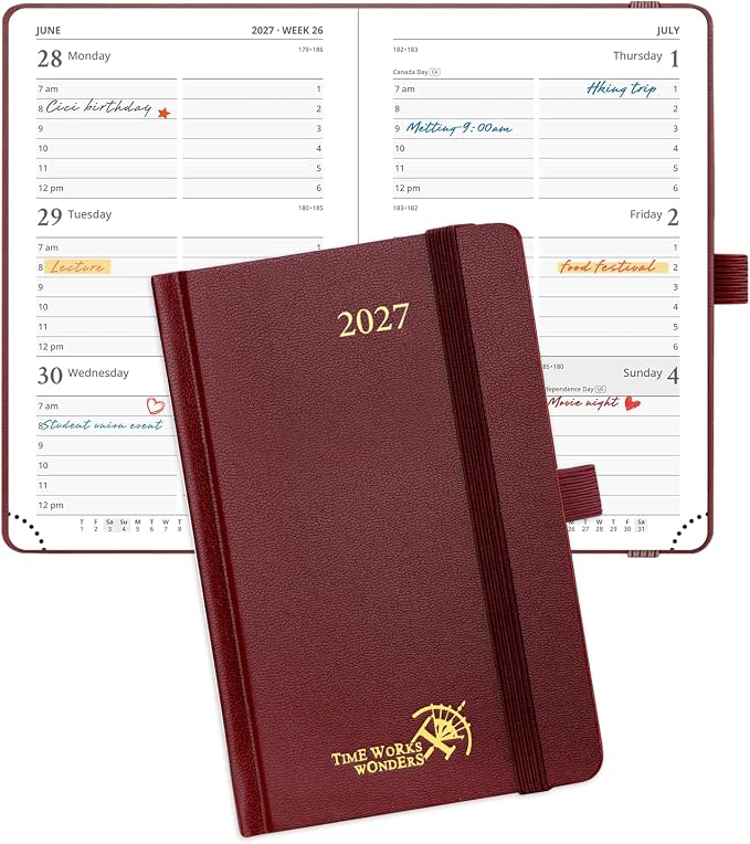 POPRUN Pocket Calendar 2027, Jan 2027 by POPRUN