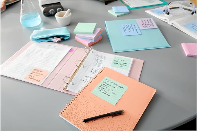 Post-it 100% Recycled Paper Super Sticky Notes, 2X The Sticking Power, 4x4 in - Image 13